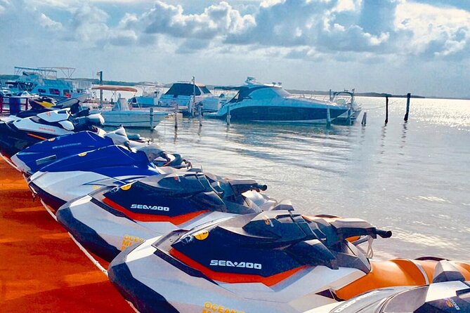 Cancun Jetski and Snorkel Adventure - Riding through Nichupte Lagoon