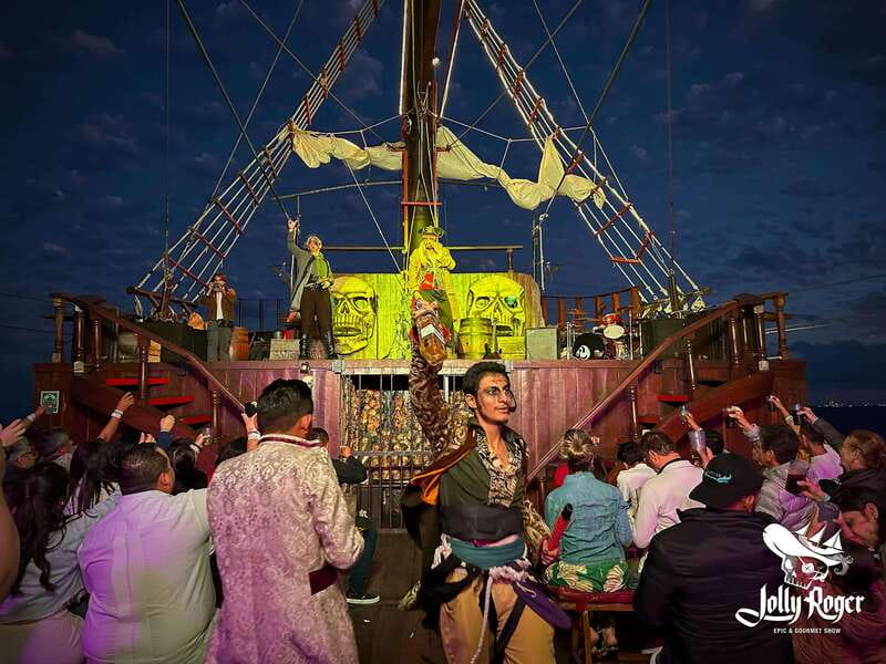 Cancún: Jolly Roger Pirate Dinner Cruise 2025 - Captain Black Jack’s search for the Golden Fleece