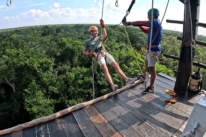 Cancun Jungle Tour: Tulum, Cenote Snorkeling, Ziplining, Lunch - Ziplining and rappelling: fun, but read the fine print
