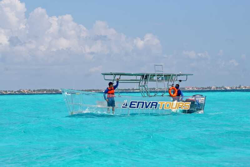 Cancún: Nichupté Lagoon Transparent Boat Tour with Drinks - What this transparent boat ride is really about