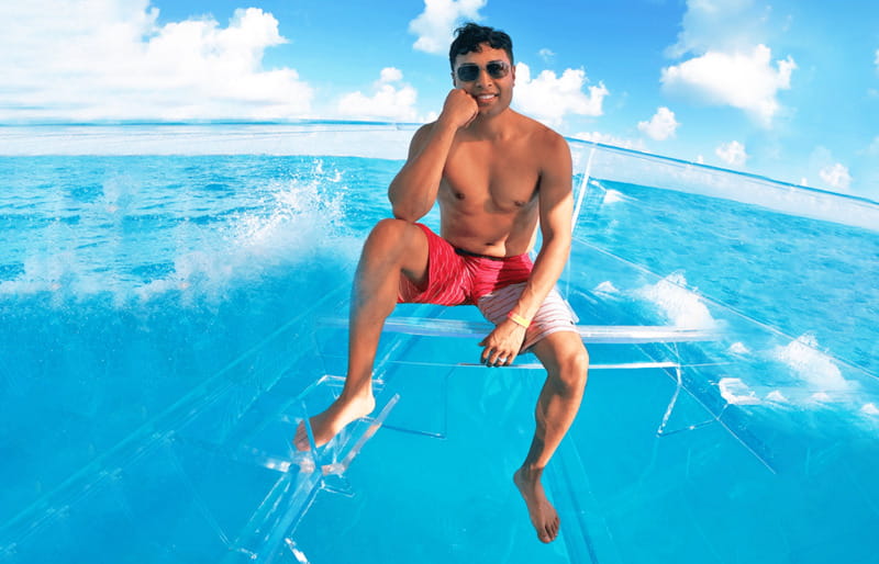 Cancún: Nichupté Lagoon Transparent Boat Tour with Drinks - The final 10 minutes: a planned photo stop