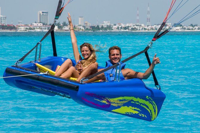 Cancun Parasailing Adventure - Cancun from 105 meters above the water