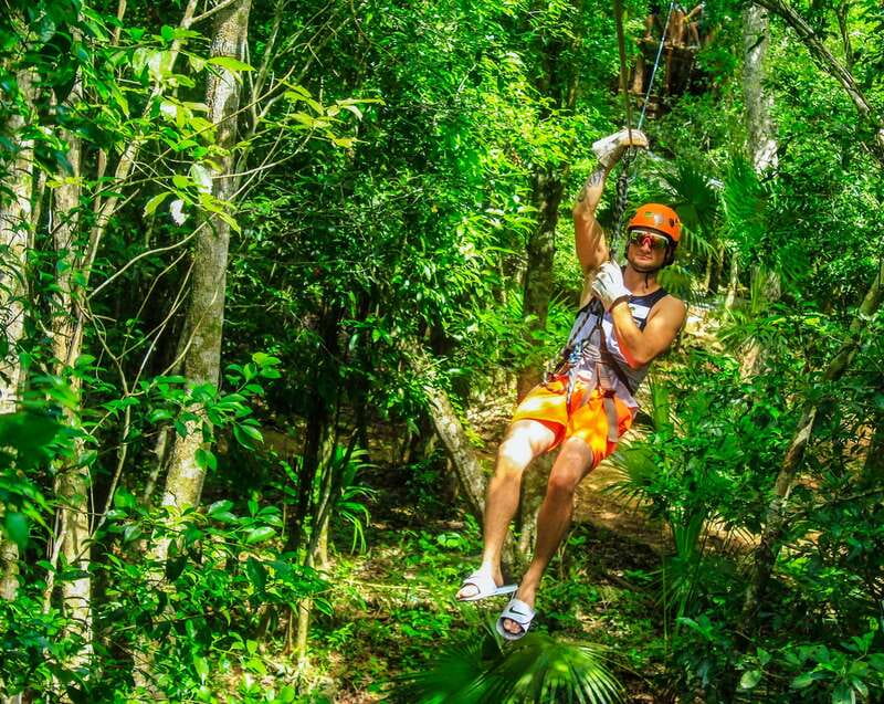 Cancun & Riviera Maya: ATV, Zipline, & Cenote Combo Tour - Swimming at Cenote Verde Lucero