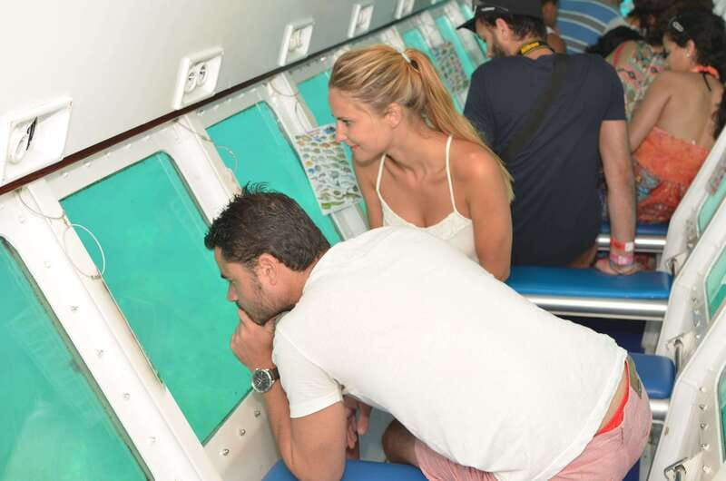 Cancun: Subsee Explorer Ride - The Cancun Underwater Museum from inside the boat