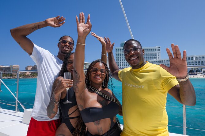 Catamaran Booze Party With Open Bar in Cancun - Marina Las Perlas and the 1:00 p.m. start