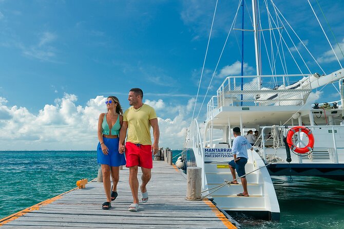 CATAMARAN to Isla Mujeres, Snorkel & Beach Club by Xcaret - What the crew and boat experience are really like