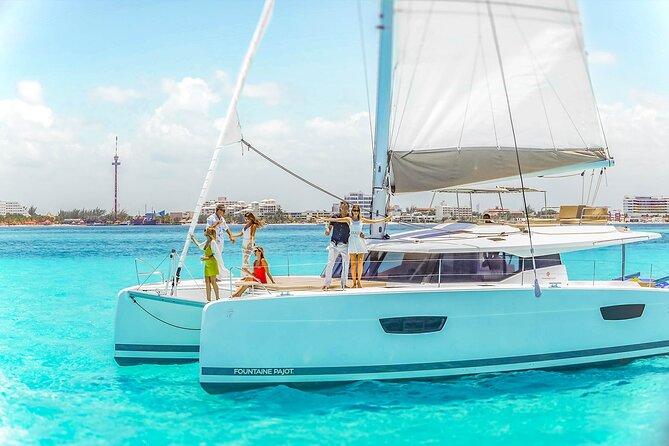 Catamaran to Isla Mujeres Snorkeling Tour with Open Bar and Lunch - The ride home and the promised sunset
