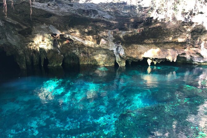 Cenote Triple Adventure Tour in Tulum - Cenote Zemway: the morning starts with a jump