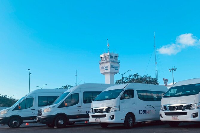 Cheapest Shared Shuttle from Cozumel Airport 2 Hotels in Cozumel - What the 10 to 25 minute ride really means