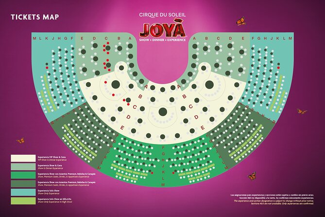 Cirque du Soleil JOYÀ Admission Tickets - Getting there from Cancun or Playa del Carmen
