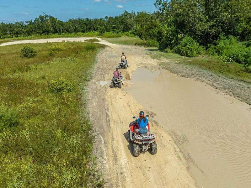 cozumel: ATV adventure with caverns, ruins with transfer - Jade Cavern, cenote time, and Mayan stories