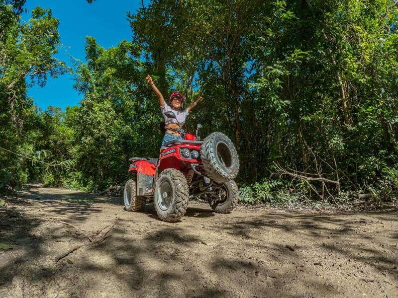 cozumel: ATV adventure with caverns, ruins with transfer - Artisanal tequila tasting on the return