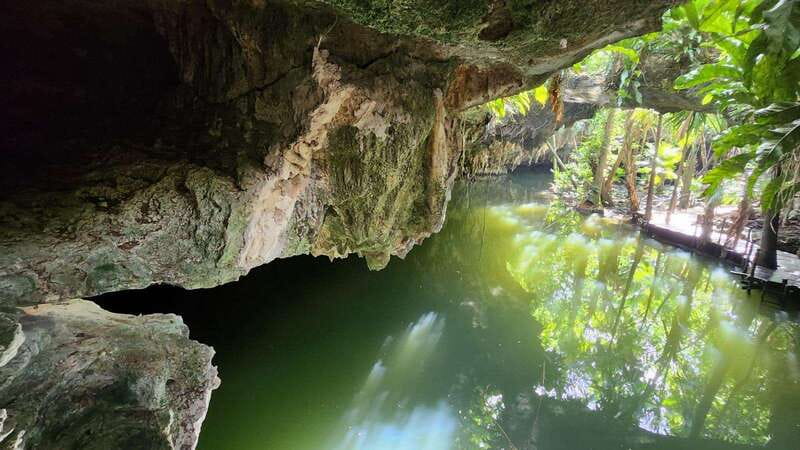 cozumel: ATV adventure with caverns, ruins with transfer - Meeting outside Royal Village Plaza