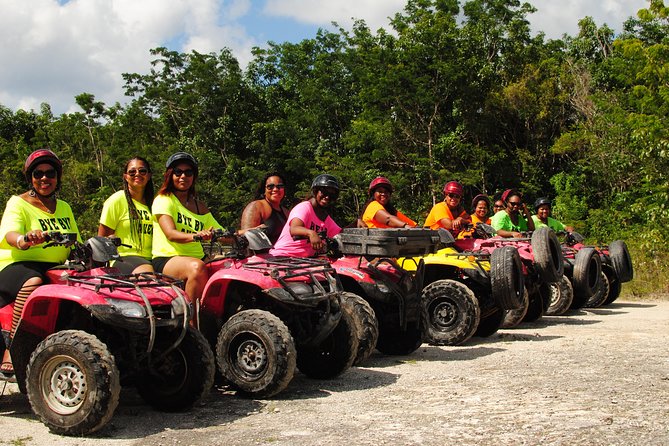Cozumel ATV Jungle Adventure and Snorkeling with Lunch - Three zip lines and a lot of stairs