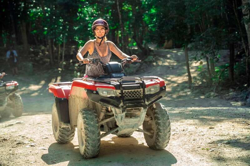 Cozumel: ATV Ride to Jade Cavern, Beach Club Access & Lunch - Jade Cavern and the optional cenote swim