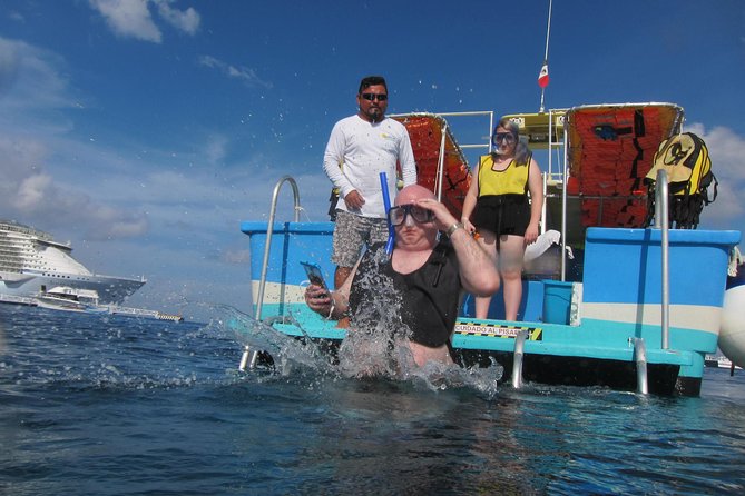 Cozumel Coral Reef Snorkeling by Glass Bottom Boat with Guide - Paraiso Reef fills the middle hour