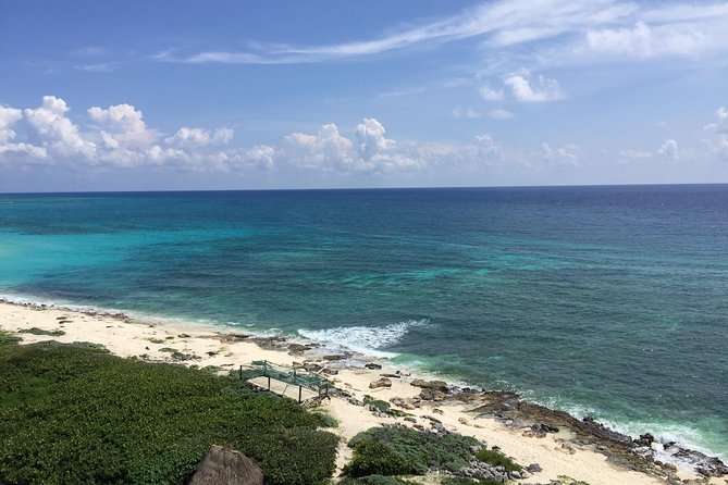 Cozumel Jeep and Snorkel Adventure with Lunch at Punta Sur Park - Snorkeling in a protected Caribbean bay