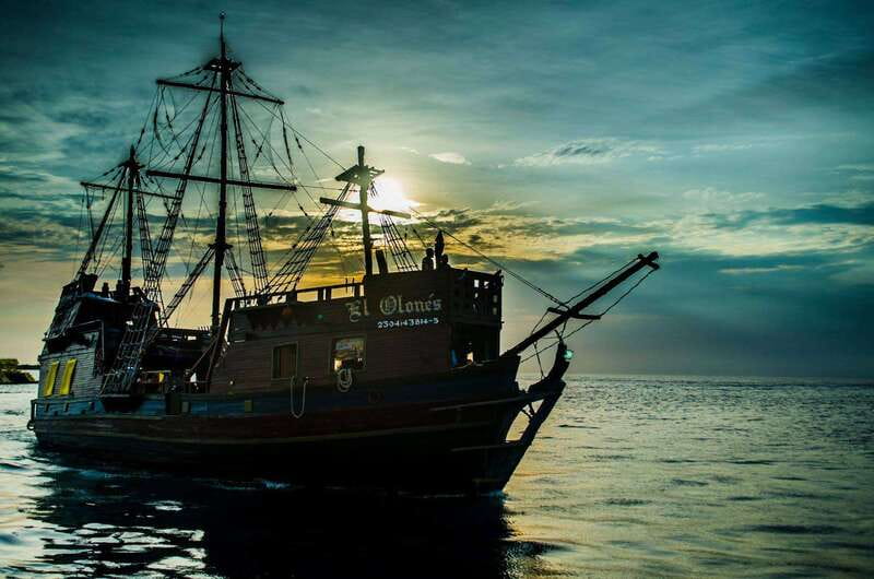 Cozumel: Pirate Ship Cruise with Open Bar, Dinner, and Show - Boarding the galleon at Cozumel’s ferry pier