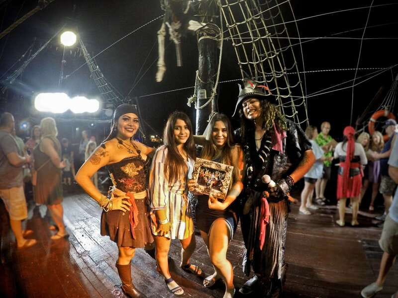 Cozumel: Pirate Ship Cruise with Open Bar, Dinner, and Show - Sword fights, games, and the sunset at sea
