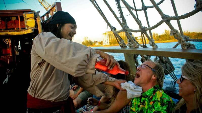 Cozumel: Pirate Ship Cruise with Open Bar, Dinner, and Show - The opening show keeps the energy high