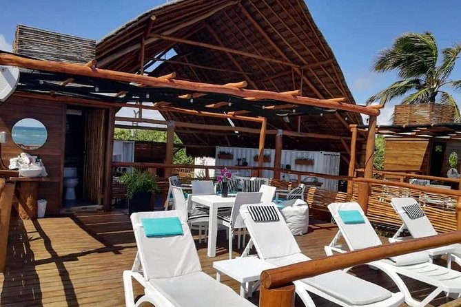 Day excursion to a PRIVATE LUXURY BEACH CLUB with transportation. - A menu that makes lunch part of the excursion
