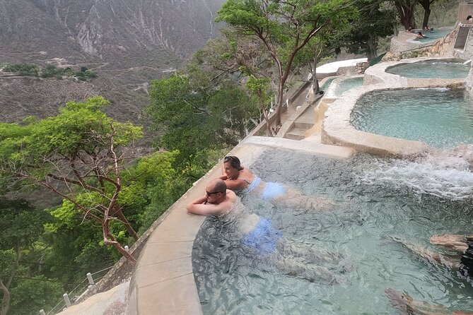 Early & Express Tolantongo Hot Springs - Caves, tunnel, waterfall, and river