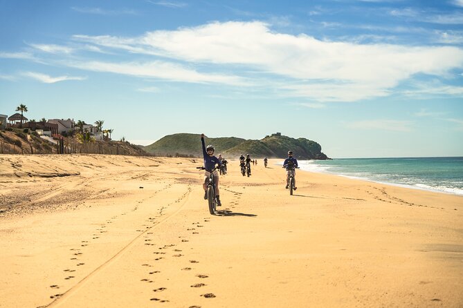 Electric Bike and Beach Camel Ride with Mexican Buffet Lunch - Margarita making, buffet lunch, and tequila