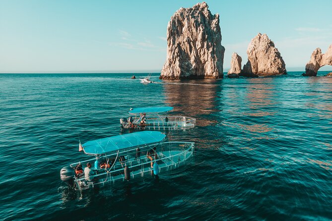 Experience the Clear Boat adventure & Cabo San Lucas City Tour - A Clear View of Cabo’s Famous Arch