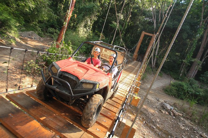 Extreme Adventure, Wildest Bridge, ATV & Ziplines - UTV trails through rock, mud, and riverbeds