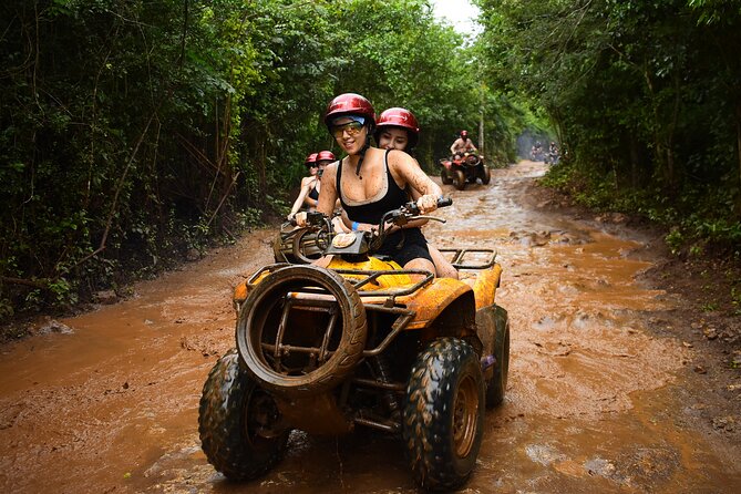 Extreme Horses Adventure with ATV, Ziplines & Cenote - Three ziplines, bridges, and a cenote jump