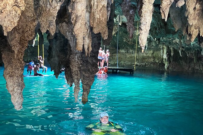 Family ATV Cenote Five Zip Lines Photos Taco Lunch Tequila Taste - A busy morning in the jungle outside Cancun