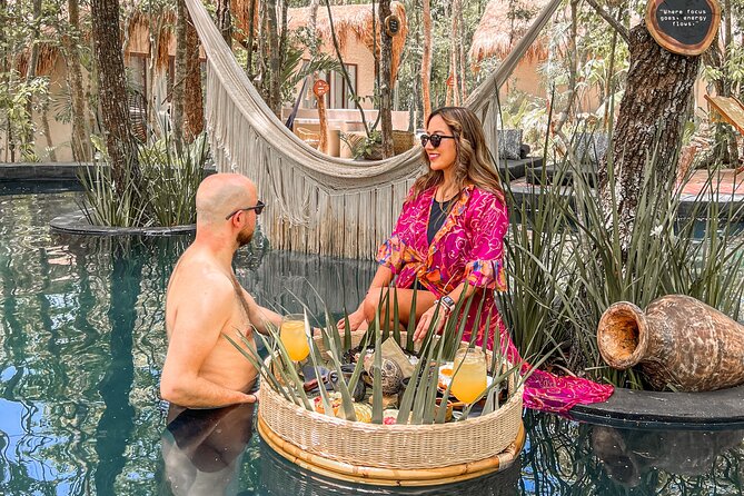 Floating breakfast in The Yellow Nest (near Dos Ojos cenote) - Who will enjoy this experience most