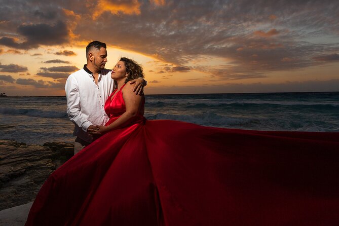 Flying dress photoshoot cancun - Communication and the people behind the camera