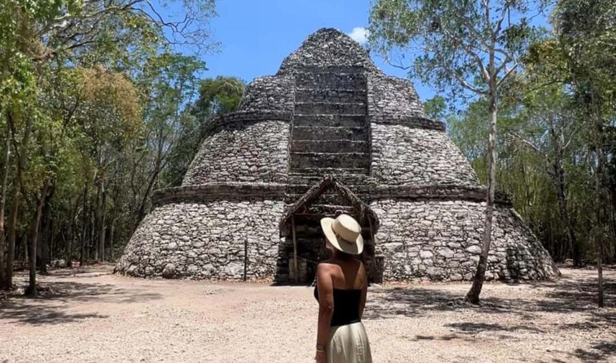 From Cancun: Coba, Tulum & Mayan Traditions Guided Tour - Cenote Mariposa brings the cool-water break