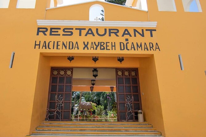 From Merida: Chichen Itza Tour, Izamal, Cenote Ik Kil and Food - A buffet lunch at Hacienda Xaybeh D Camara