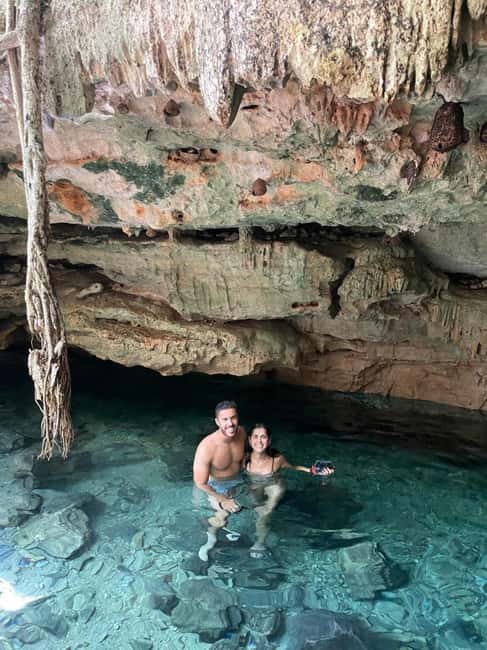 From Mérida:Uxmal and amazing cenotes guided tour with lunch - The open cenote is a calmer finish