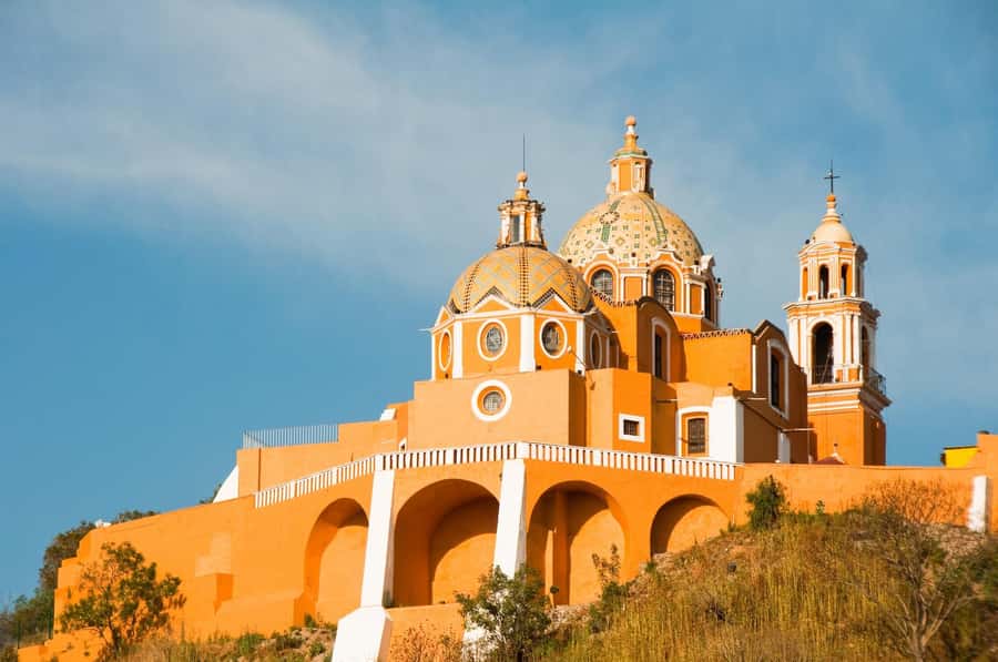 From Mexico City: Puebla, Cholula and Tonantzintla Day Trip - Cholula and the pyramid beneath the church