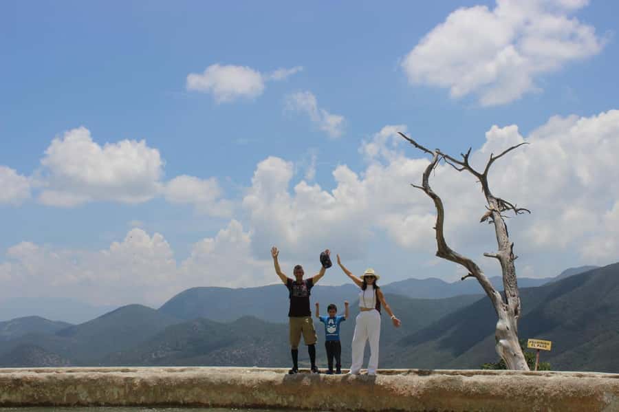 From Oaxaca de Juarez: Hierve el Agua and Mezcal Distillery - A note about guides inside the natural park