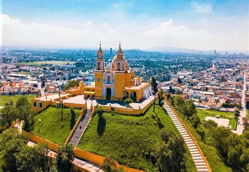 From Puebla: Cholula and Atlixco Magical Towns Tour - Atlixco Below Popocatépetl
