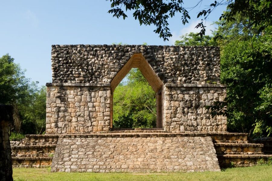 From Riviera Maya: Ek Balam & Cenote Tour w/ Lunch & Pickup - Uayma and the church that divides opinion