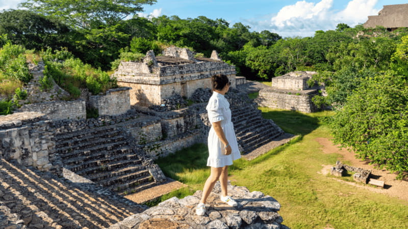 From Riviera Maya: Ek Balam & Cenote Tour w/ Lunch & Pickup - A guided visit that brings the ruins to life