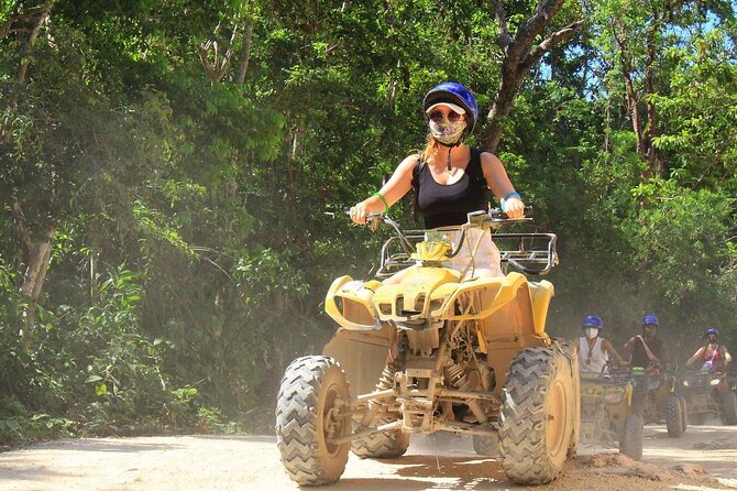 Full Adrenaline Day in Tulum! ATVs, Zipline, Cenote, Rappel, Food - A full morning of Tulum adventure