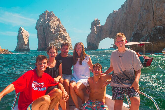 Glass-bottom boat tour to the Arch + beach time - Guide quality can shape the whole trip