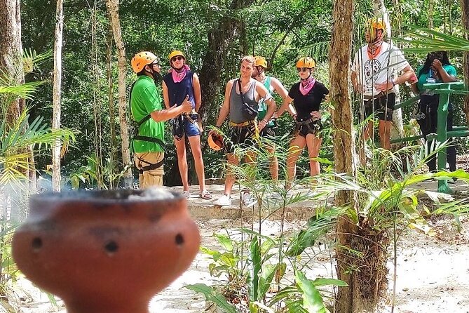 Half-day Adventure: Cenote + Ziplining + ATV Tour - A Mayan ceremony that changes the mood