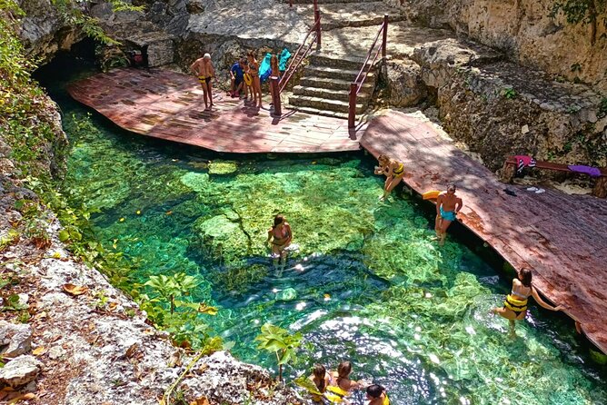Half-Day Tour to Tulum and 2 Cenotes from Tulum - Air-conditioned transport and group size