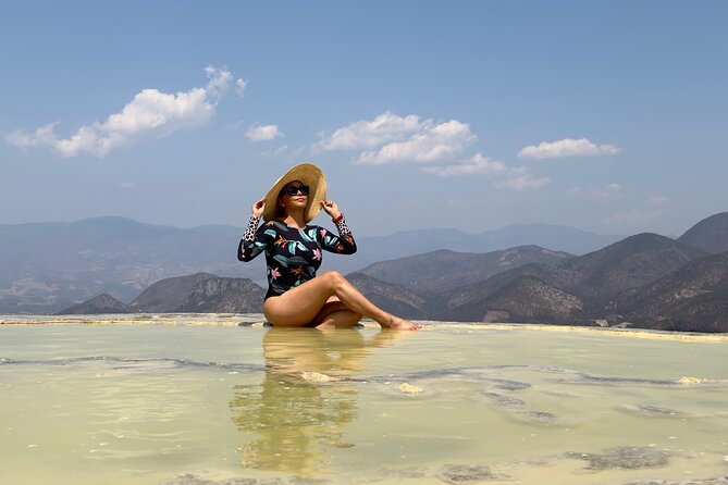 Hierve el agua half day tour - Swimming, changing, and the cold water