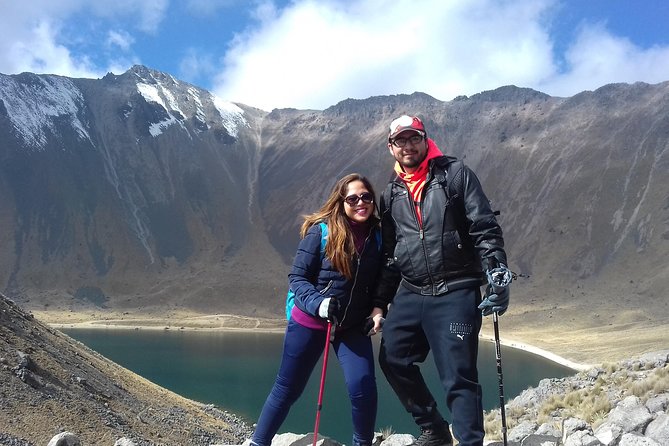 Hike at Nevado de Toluca Volcano - The crater of a high Mexican volcano