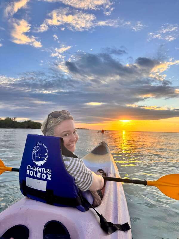 Holbox: Mangrove Sunset Kayak Tour - Entering the Protected Kuká River