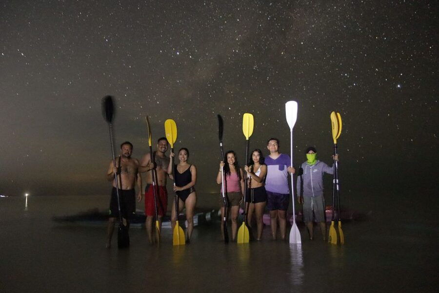 Holbox: Stars and Bioluminescent Marine Life Kayaking Tour - The 10-minute golf-cart ride to the launch point
