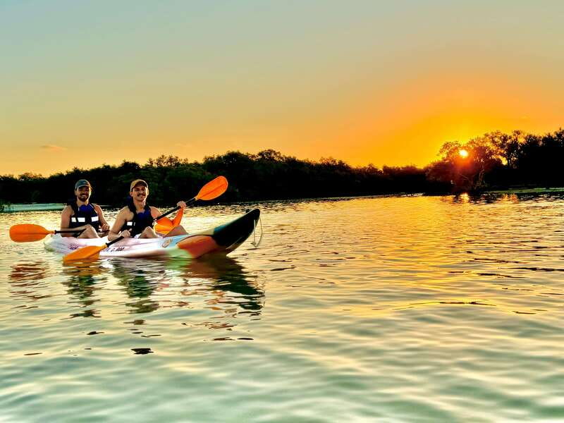 Holbox: Sunrise & Mangrove Kayak Tour - Entering the Kuká River and Yum Balam